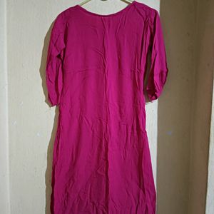 Pink Kurta For Women