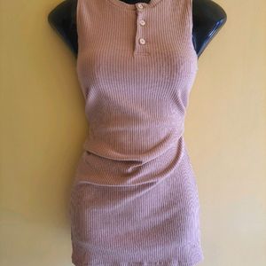 Nude Bodycon Dress