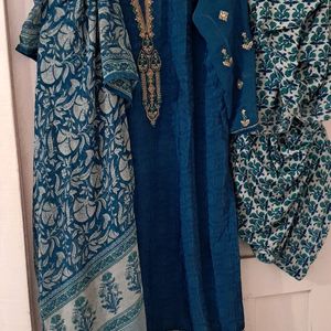 Women Viscose Silk Ptyala Suit