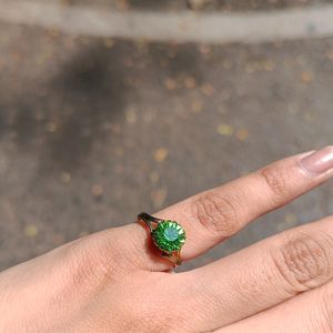 Green Stone Ring