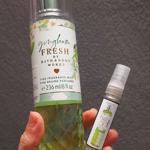 🆕️GINGHAM FRESH BY BATH & BODY WORKS SAMPLE