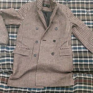 Thick Fabric, Checkered Blazer