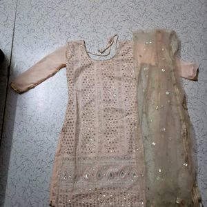 DESIGNER SIMPLE SHARARA WITH DUPATTA