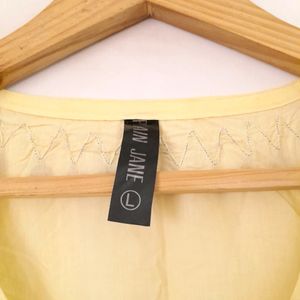 Yellow Casual Top (Women's)