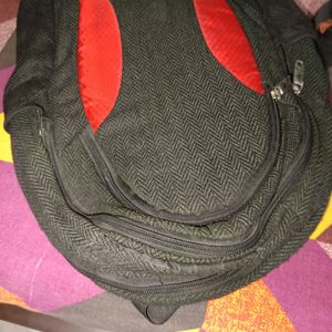 Black+ Red Color Pittho Bag