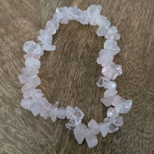 Rose quartz Chips Crystal Bracelet