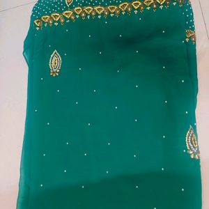 Stone Work Designer Saree