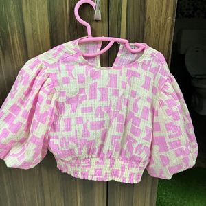 Brand New Only Pink Crop Top