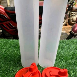 Two Plastic Sipper Bottle