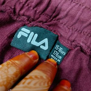 Fila Trackpants With Grip In Bottom