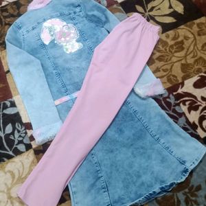 Unicorn Denim Dress