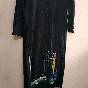 W Applique Kurta