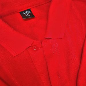 Red.Regular Fit.Women / Men Teshirt