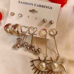 5 Pair Earring Set