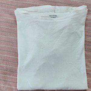 CUTE FITTED SLASH NECK T SHIRT