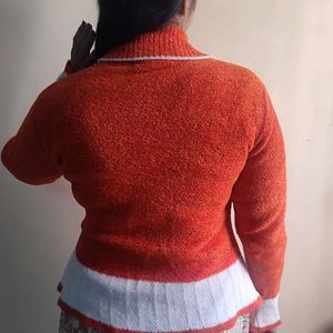 Women's  Orange sweater