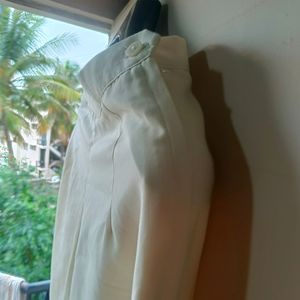 Cream Suit Trouser