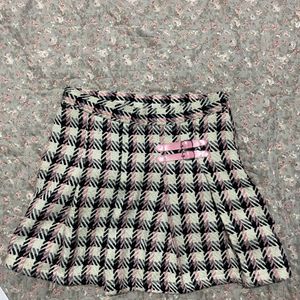 Black pink Inspired Cute Mini Skirt