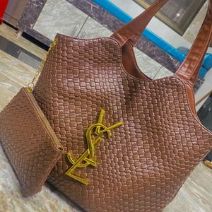 Brown Tote Bag