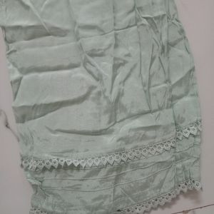 Stitched Pakistani Pastel Green Suit With Dupatta