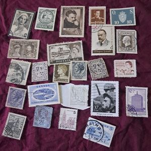 24 Rare MONOCHROMATIC stamps