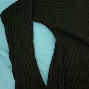 Black Sweatshirt Dress