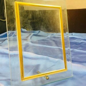 Glass Table Top Photo Frame