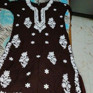 Chikankari Kurta With Plazo