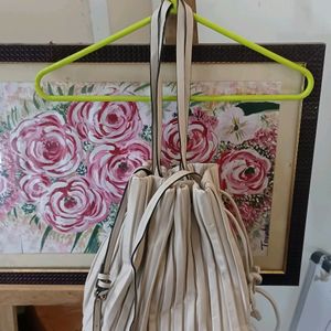 Zara Pleats Bucket Bag