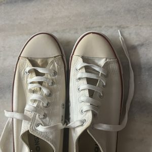 White Converse Shoes