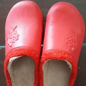 Red Winter Shoes