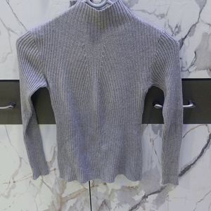 Grey Colour Sweat T-shirt