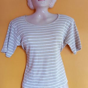 Stretchable Striped Top