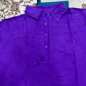 purple plus size top