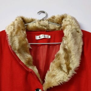 Red Overcoat For Women