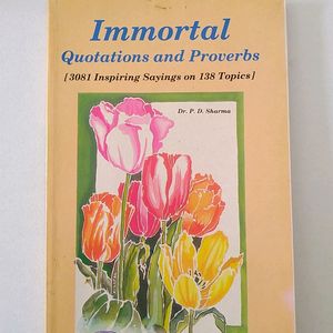 Immortal📙 Quotations And Proverbs