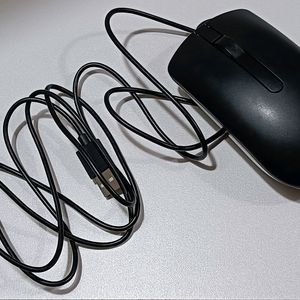 Dell Wired Optical Black Mouse