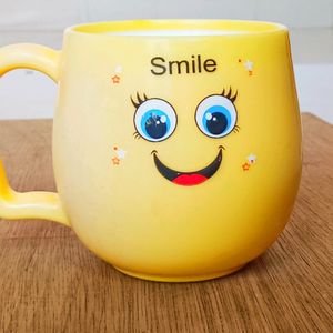 Smiley Coffee/Tea Cup Yellow Color