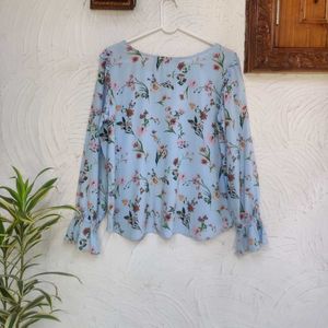 Powder Blue colour Beautiful Top