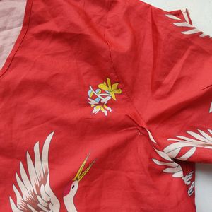 Red Flamingo Top