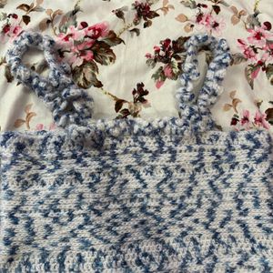 Handmade Crochet Party Wear Crop Top