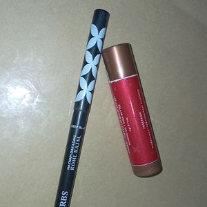 1 Kajal + Tinted Lipbalm