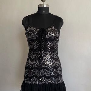 Shimmer Black Versatile Camisole