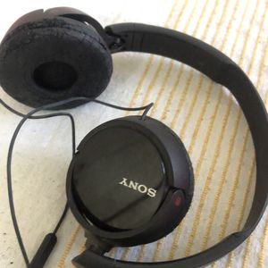 Sony Black Wired Headphones