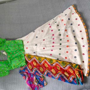 Ghagra Choli With Blouse And Dupatta