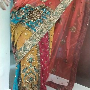 Lehenga Style Beautiful Saree