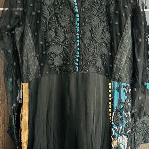 Black Anarkali Kurta