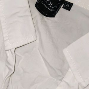 XL Pure Cotton White Shirt