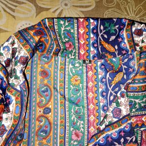 Wrap Multicolour Printing Top