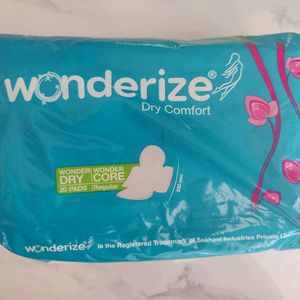 WONDERIZE DRY COMFORT PADS PACK OF 20